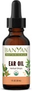 Banyan Botanikleri Kulak Yağı - Organik Herbal Yağ Kulakları Ashwagandha ve The ile Geri Döndü - Kulaklar için Soothing ve Comforting - 1 oz - GMO Sustainable Sourced Vegan