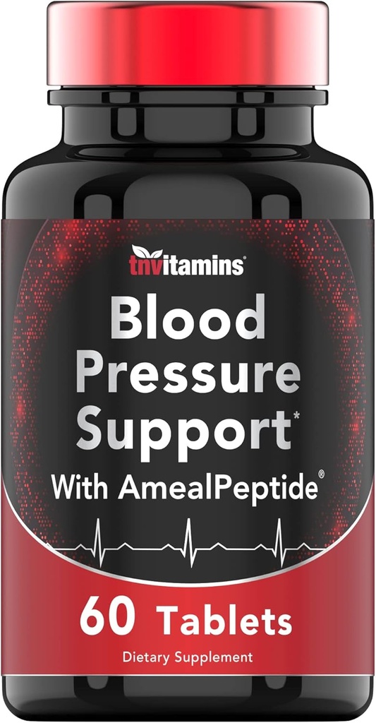 tnvitamins Υποστήριξη πίεσης αίματος με AmealPeptide® (60 δισκία)