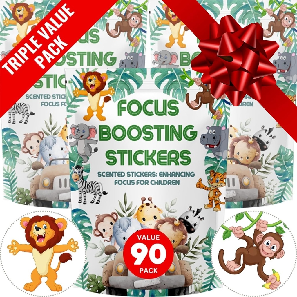 Focus Boosting Manuals (90 Pack) - Sağlıklı Beyin Dikkat, Kağıt, Tasarım, İlaç Ücretsiz, Giysiler, Unisex