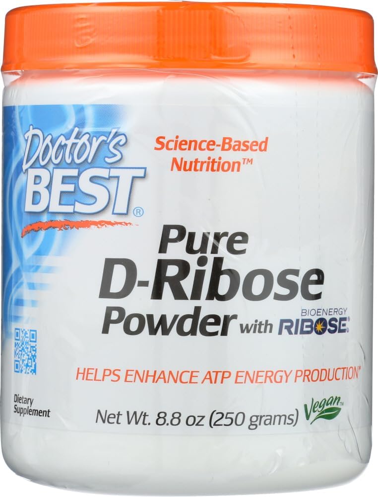 Doktor'un Biyoenerji Ribose ile En İyi D-Ribose, Non-GMO, Vegan, Gluten Free, Enerji Geliştirme, 250g, 8.8 Ounce (Pazar 1)