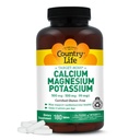 Ülke Yaşam Hedef Mins - Magnezyum Pyum Bone & Heart Health Supplement, 1000 mguba, 500 mg Magnezyum, Destekler Kalsiyum Utilizasyon, 180 Tablet - sertifikalı Gluten Free & Vegan