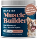 Beşinci ve Fido Köpek Ağırlıkı - Köpekler için Yüksek Calorie Protein Tozu - Puppiler ve Kıdemli Köpekler için Kilo Supplement - Destek Kas & Enerji Kurtarma - 317 oz (60 Hizmet)