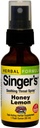 Herbs Etc. Singer's Saving Grace Honey Lemon – Herbal Remedy for Throat Comfort – Soothing, Hydrating Support with Licorice – Alkol bazlı – 1 fl oz (75 hizmet)
