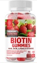 Number One Nutrition N1N Premium Biotin Gummies 5000mcg [Υψηλή Ικανότητα, 90 Gummies] για υγιή μαλλιά, δέρμα και νύχια για ενήλικες και παιδιά, Vegan, μη GMO, Pectin Based