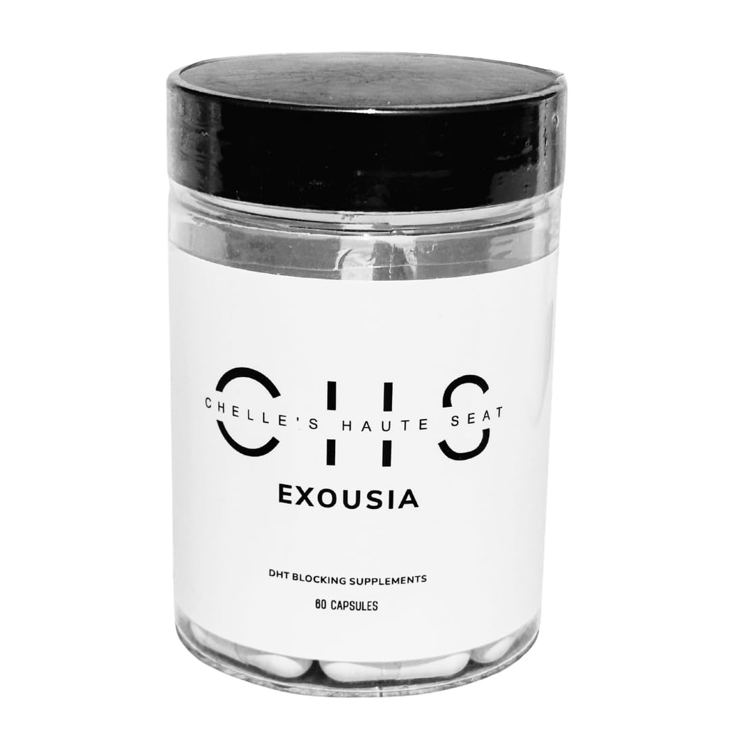 Chelle'nin Haute Koltuk Saç Büyüme Tamamları – Biotin, çinko, Saw Palmetto | Born Blocker for Saber, Güçlü Saç | Shedding & Thinning | 1 Ay Supply.