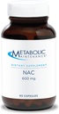 Metabolic Maintenance NAC 600 mg Capsules - N-Acetyl Cysteine 600 mg Supplement for Liver and Immune Support - Antioxidant Defense for Men and Women 50+ - 60 Capsules