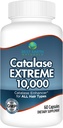 Best Earth Naturals Catalase Extreme Supplement 10.000 with Saw Palmetto, Biotin, Fo-Ti, PABA - Hair Supplements for Strong Hair - 60 Capsules (30-Day Supply)