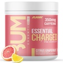 RAW Pre-Workout Toz, Essential CHARGED (Citrus Grapetre) - Erkekler için Preworkout Supplement, Women - Supports Focus, Mood, Performance - Caffeine, Alpha-GPC, L-Citrulline, Beta Alanine (25 hizmet)