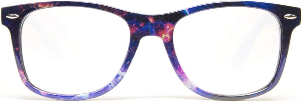 GloFX Ultimate Difraksiyon Gözlükleri - Galaxy - 3D Prism Rainbow Etkisi - Great Edm, Festival, Konser, Fireworks, Noel Işıkları ve Rave Accessory - Galaxy Frames