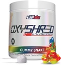 EHP Labs OxyShred Pre Workout Powder - Preworkout Powder with L Glutamine & Acetyl L Carnitine, Energy Boost Drink - Gummy Snake, 60 Services