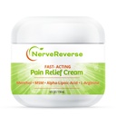 NerveReverse - Ayaklar için Neuropati Ağrı Ölçümü, Hands, Legs Toes. Büyük 4 OZ. JAR. Fast-Acting, 4% Menthol, MSM, L-Carnitine, L-Arginine, Vitamin E, B6