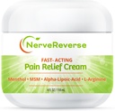 NerveReverse - Ayaklar için Neuropati Ağrı Ölçümü, Hands, Legs Toes. Büyük 4 OZ. JAR. Fast-Acting, 4% Menthol, MSM, L-Carnitine, L-Arginine, Vitamin E, B6