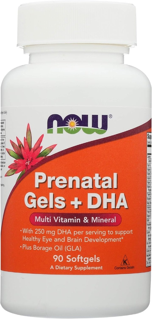 Şimdi Gıdalar Prenatal Gels Plus DHA, 90 CT