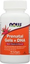 Τώρα Τροφές Προγεννητικά Gels Plus DHA, 90 CT