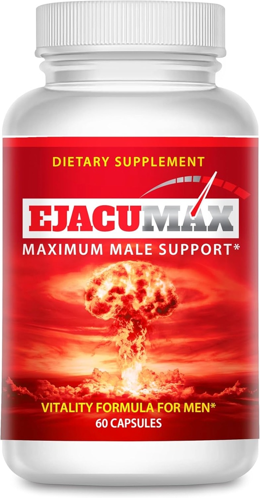 Ejacumax Vitality- Prenatal Vitamins for Men- Fertness Formula - Erkek Semen Cilt Yenilikçi - Yüksek Potency Sperm Kont Boosting Formulation- All Natural and effective- 60 Capsules