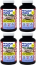 Yerba Prima Psyllium Husks Veg Caps - 180 Kont (GMO, Gluten Free, Colon Cleanser, Daily Fiber Supplement for Gut Health & Regularityity