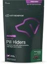 VETRISCIENCE Pinchers Pill Hiders Chews, Non-Grque Pill, Köpekler için Probiyotikler, Disguise Small Pills, Capsules ve Tabletler, Soft ve Chewy, Gut ve Immune Support, Peanut Butter, 45