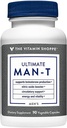 The Shoppe Ultimate testosteron - Destekler testosteron Production, Boost Nitrik Oksit, Circulation ve Energy & Stability (90 Veggie Caps)