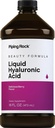 Piping Rock Hyaluronic Acid Supplement | 100 mg | 16 fl oz | Berry Flavored Liquid | Vegetarian Formula | Non-GMO, Gluten Free