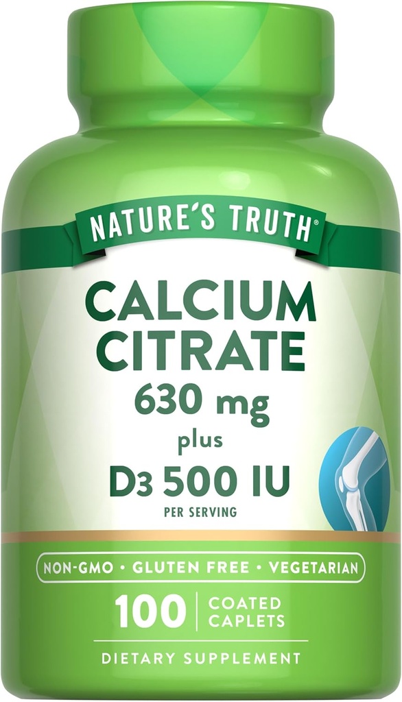 Nature's Truth Calcium Citrate with Vitamin D3 