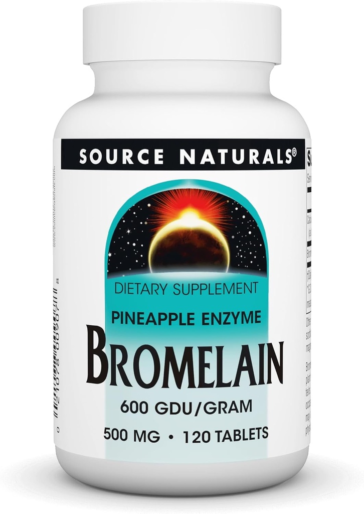 Source Naturals Bromelain, Proteolytic Enzyme Supplement, 500 mg - 120 Tablet