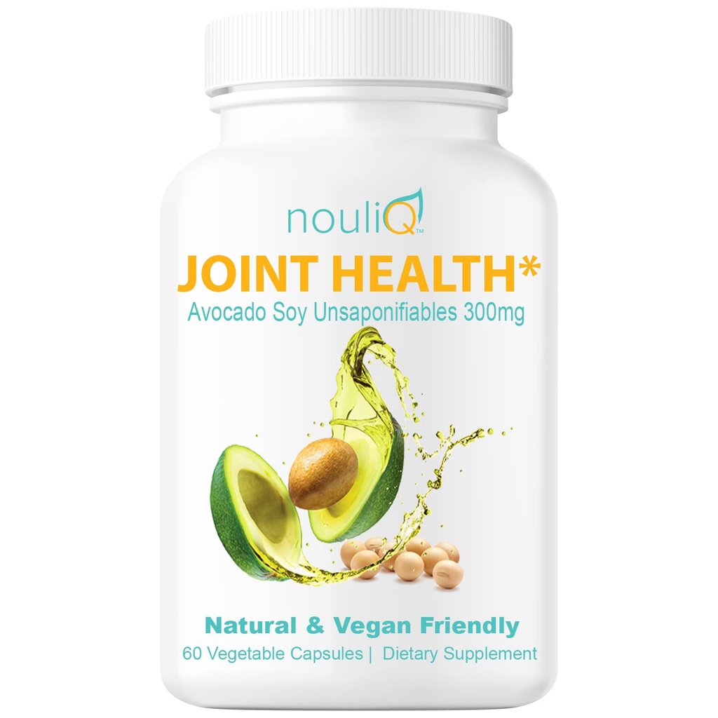 Doğal & Vegan-Friendly Joint Health Supplement, Aoka Soy Unsaponifiables 300 mg, Non-GMO, Free of Any Gluten, Yapay Renkler veya Flavors, Dairy and Shellfish, 60 Day Supply.