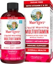 MaryRuth Organics Multivitamin for Women, Men & Kids | Liquid Morning Multivitamin | Vitamin A C D E B6 B12 Biotin çinko | Güzellik | Vegan | Non-GMO | Gluten Ücretsiz | 15 Hizmet