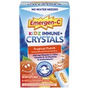 Emergen-C Kidz Immune Plus Crystals, On-Go Immune Support Supplement with Vitamin C, Vitamin D, B Vitaminleri, çinko ve Manganese, Tropikal Punch, Back to School Essentials - 28 Stick Packs