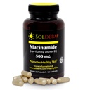 Niacinamid Non-Flushing Vitamin B3 Supplement | Vejetaryen ve Gluten-Free Vitamin Niacinamid Tabletleri Sebze Hücreleri Casings ile | Sağlıklı Cilt | 120 Capsules | 500 mg