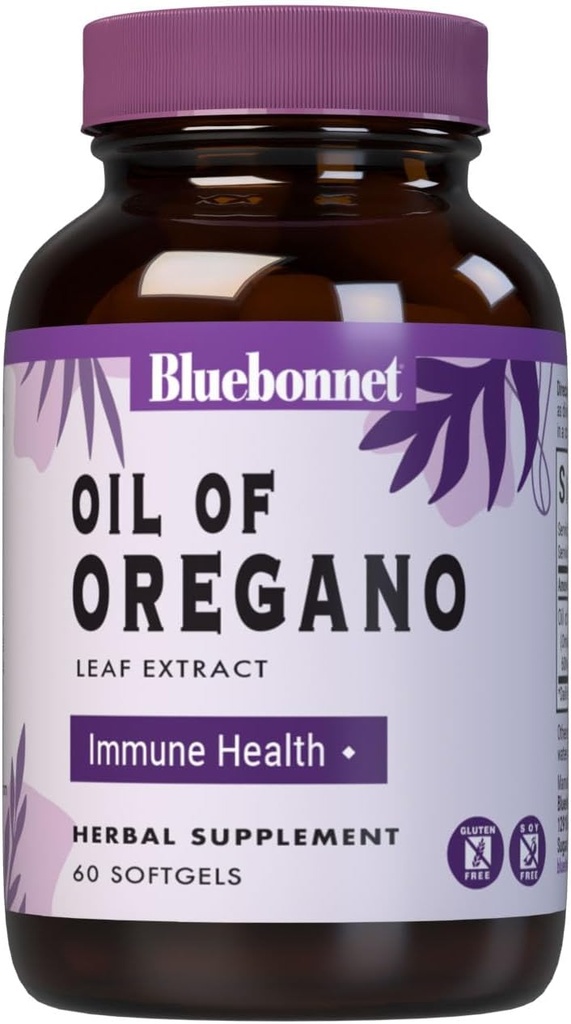 Bluebonnet Oregano Leaf Extract Yağı, 60 Kont