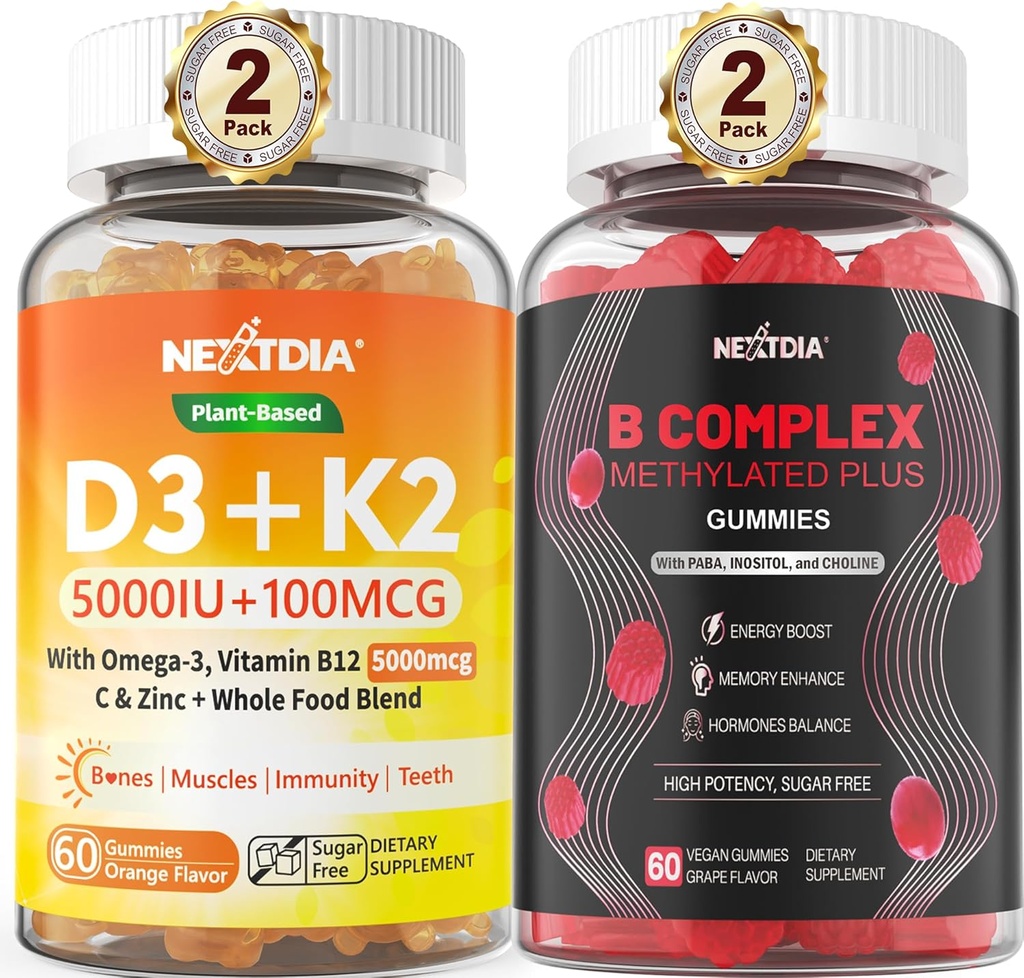 D3 5000 IU + K2 (MK-7) 100 mcg + Vegan Supe
