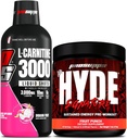 PROSUPPS L-Carnitine 3000 Stimulant Ücretsiz Sıvı Shots (Dragon Meyvesi) ve Bay Hyde Signature Series Pre-Workout Energy Tozed Drink (Fruit Punch) Sche