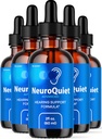 (5 Pack) NöroQuiet Drops - Resmi NöroQuiet Günlük İşitme Desteği Tüm Doğal Temiz Sıvı Kulak Sağlığı için Gelişmiş Formula, Auditory Clarity & İç Kulak Denge Yorumları, 5 Ay için 5 Şişe