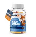 Çocuklar Multivitamin Gummies - Non-GMO, Gluten-Free, Vegan Multivitamin Gummies w/Vitamin C, B3, B5, B6, B12, çinko 100 Count, 1 Pack – Meyveli Toddler için genç Gummy Vitaminler