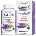 Nattura Calm Aid Lavender Oil Pills - 500 mg - 60 Softgels -% 100 Doğal, Vücut ve Zihin için Stresi Azaltırmasına Yardımcı olur, Non-GMO, Sertifikalı Kosher