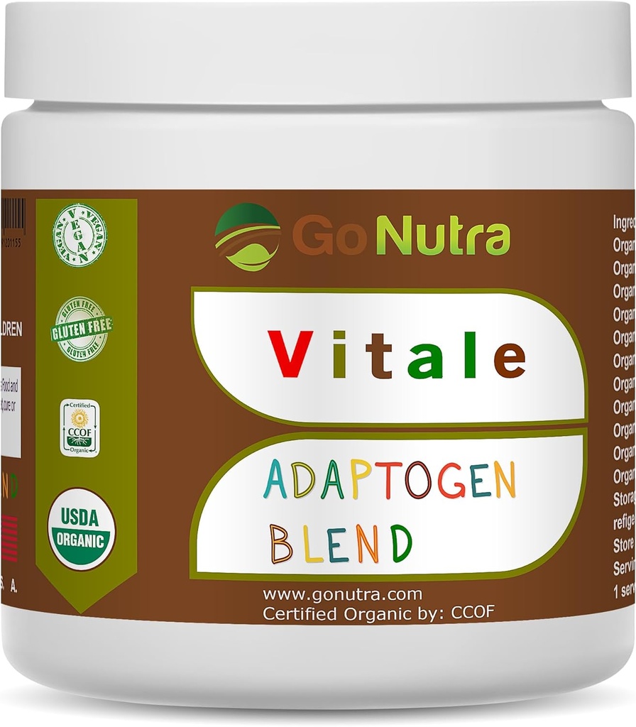 Go Nutra Adaptogen Blend Organic Superfood Smoothie Powder 