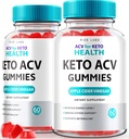Laboratuvarları - Keto Health Gummies için ACV - Apple Cider Vinegar ACV Supplement for Belly Fat (120 Gummies) ile 750 mg Gelişmiş Kilo Kaybı