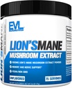 Evlution Organic Lion's Mane Mushroom Supplement - Lion's Mane Mushroom Toz Nootropics Brain Support Supplement for Focus Memory Clarity and Immunity Support Support