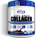 Gaspari Beslenme Bone Broth, Athletic Performance Collagen, 13g protein, Gluten Free, Non-GMO, Keto sertifikalı, Gut ve Ortak Sağlık (30 Hizmet, Doğal Çikolata)