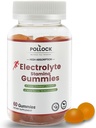 Sporcular için Elektrolyte Gummies - Orange Flavor, 60 Gummies for Electrolyte Replenishment, Geliştirilmiş Endurance & Musce Cramp Önleme, 2 Gummies per Service