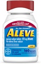 Aleve Gelcaps Easy Open Arthritis Cap, Naproxen sodyum, Arthritis Pain için ilaçlar, 160 Kont