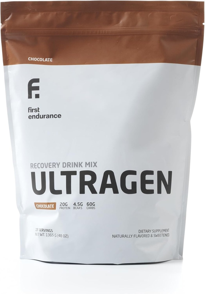 İLK ENDURANCE Ultragen Workout Recovery Drink Toz, protein Mix, Boosts Energy, Accelerates Recovery | Chocolate, 15 Hizmetler