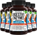 Farm Haven Digestive Enzymes with 18 Probiyotiks & Herbs | Papaya, Bromelain, Protease & More for Lactose Abxia & Better Digestion | Helps Bloating, Gas, Constipation | Vegetarian, 300 Capsules