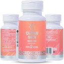 You'RE NATURAL Clean Skin Supplement | Acne Support | Skin Support Vitamins for Women, Men & Young, A, çinko, DHA, Vitamin B3, C, Vitamin E - Gluten Free - ABD'de Yapılan 60 Capsules