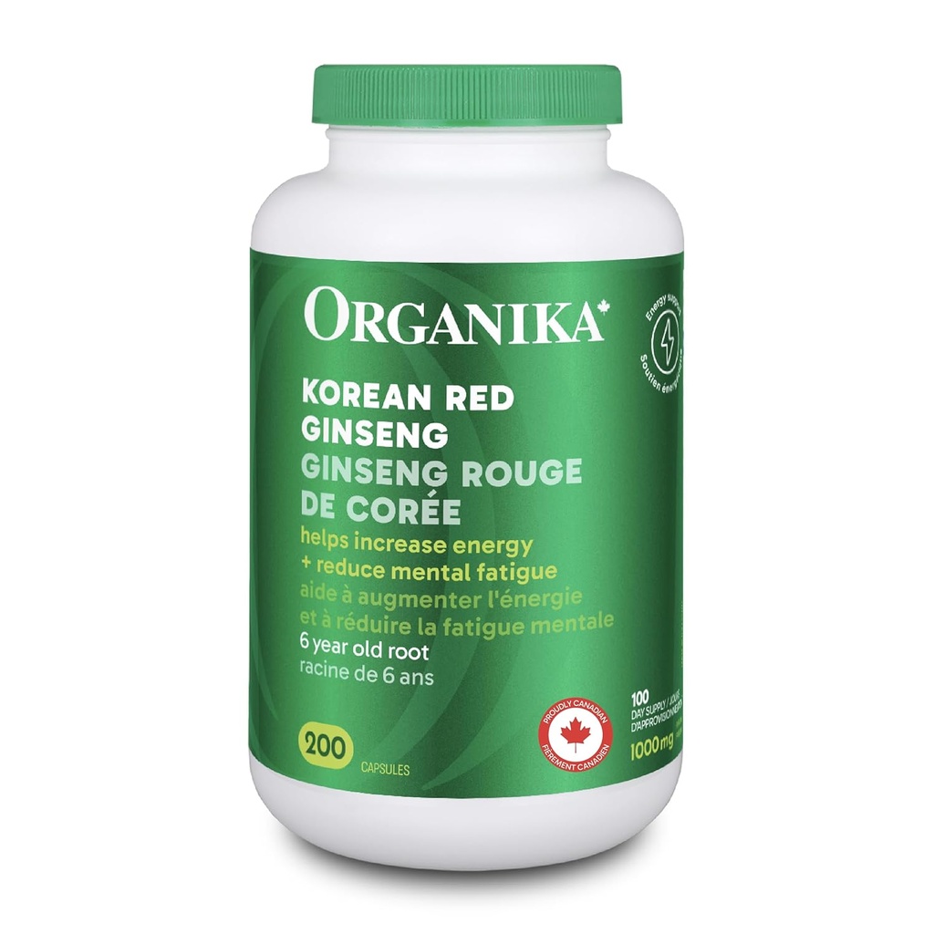 ORGANIKA Korean Red Ginseng, 200 CT