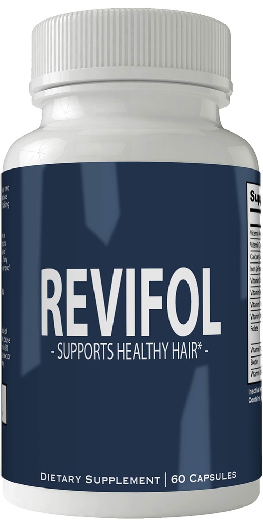 Revifol Hair Skin ve Nails Supplement - Gelişmiş Benzersiz Saç Büyüme Vitaminleri ve Mineralleri Biotin ile - Gluten Free 60 Capsules - Saç Lash Skin ve Nails Ekstra Güç Formülü Emisyonları