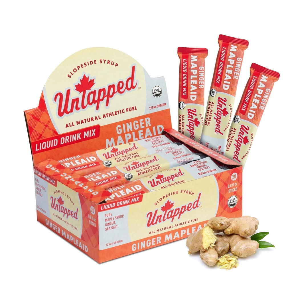 UnTapped Liquid Ginger Mapleaid - Ατομική συσκευασία - Κουτί των 20