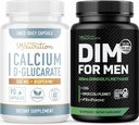 SMNutrition Men's DIM Supplement withuba D-Glucarate | Erkek Hormon Balancing Sche with DIM Complex for Men (60 Services) and Vegan Gluten Free Non-GMO CDG Supplement (90 hizmet)