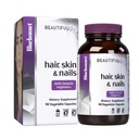BlueBonnet Beslenme Güzel Tüm Saçlar, Skin & Nails, Hydrolyzed Collagen from Grass Cows, Collagen Peptides Type 1 & 3, Non GMO, Gluten Free, Soy Free, Milk Free, 90 Sebze Capsules