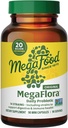 MegaFood MegaFlora Probiotic - Probiotics for Women Digestive Health - Immune Support Supplement - 20 Billion CFU - 14 Strains - Non-GMO - Vegetarian - 90 Mini Capsules (90 Servings)